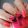 Glam polish hopelessly devoted sunset nail art 2