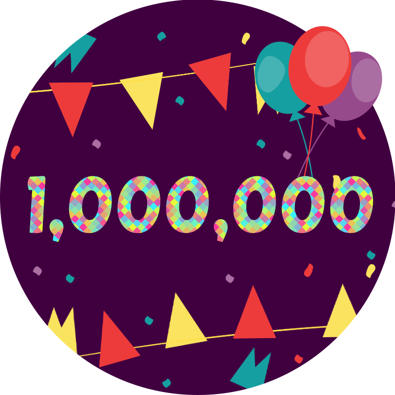 Limited Edition 1,000,000 Badge