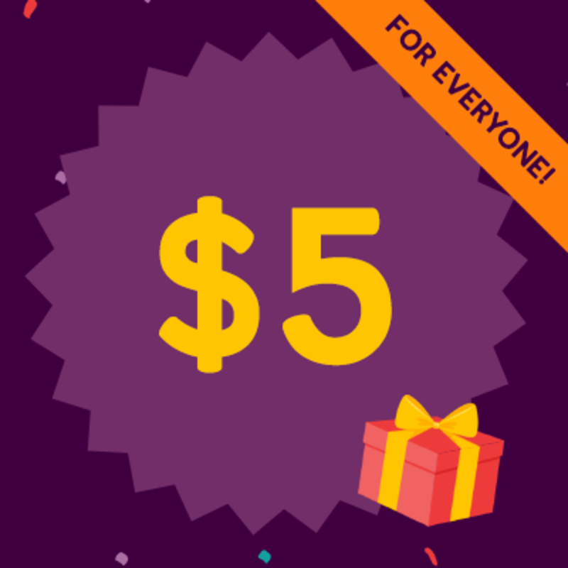 $5 Gift Card - FREE NAIL POLISH FOR EVERYONE!