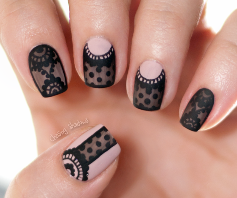 sheer black lace nail by chasing shadows nailpolis sheer black lace nail by chasing shadows nailpolis