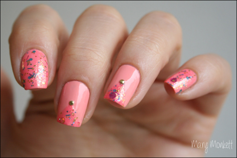 Pinkie promise nail art by Mary Monkett Nailpolis Museum of Nail Art