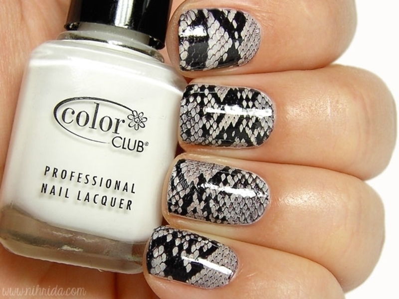Snakeskin Nail Art By Nihrida Nailpolis Museum Of Nail Art