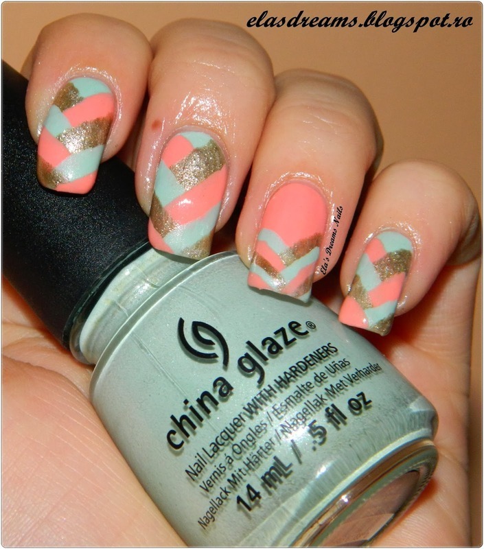 Fishtail Nails nail art by Ela's Dreams Nailpolis Museum of Nail Art