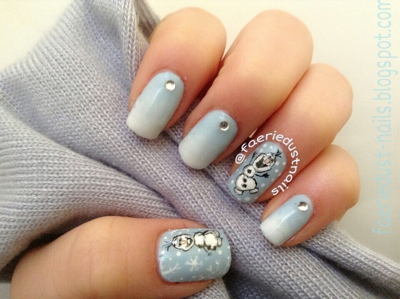 2. Elsa Inspired Nail Art Design - wide 6