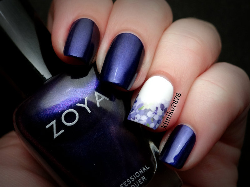 Spring Floral nail art by Kim Nailpolis Museum of Nail Art