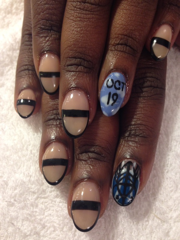 R I P Mom Tribute Nails Nail Art By Athegrreat Nailpolis Museum Of Nail Art