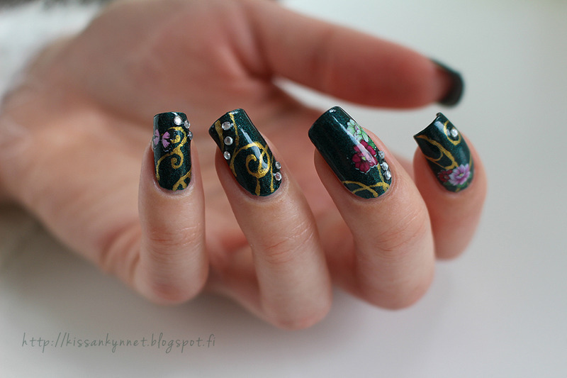 Gloomy Summer Nail Art By Yue Nailpolis Museum Of Nail Art