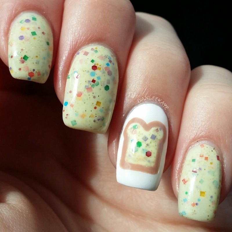 Fairy Bread Nails nail art by Danlee - Nailpolis: Museum of Nail Art