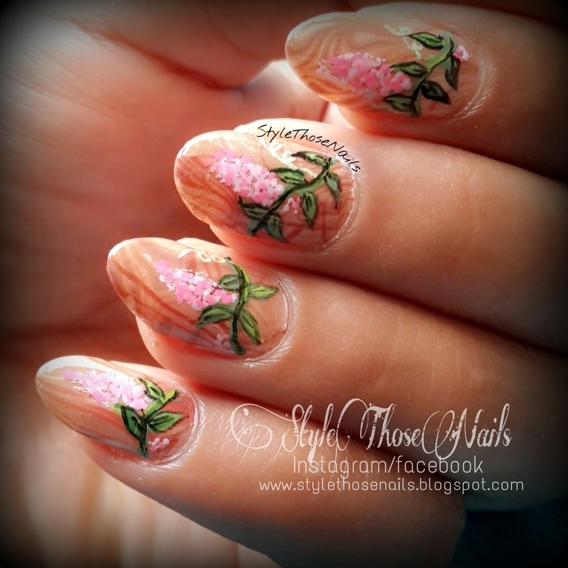 Woods and Vine nail art by Anita Style Those Nails Nailpolis Museum