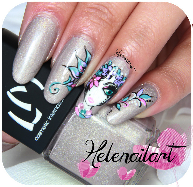 Repro Yuliya Novikana nail art by LÊ Hélène Nailpolis Museum of Nail Art